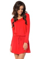 Damen Minikleid Klassisch; Rot/M/L 38/40