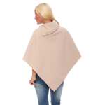Damen Umhang Mantel Poncho Strickpullover Pullover Cardigan Sweater Stehkragen;