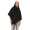 Damen Umhang Mantel Poncho Strickpullover Pullover Cardigan Sweater Stehkragen;