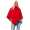 Damen Umhang Mantel Poncho Strickpullover Pullover Cardigan Sweater Stehkragen;