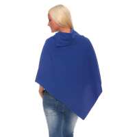Damen Umhang Mantel Poncho Strickpullover Pullover Cardigan Sweater Stehkragen Cape;