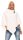 Damen Umhang Mantel Poncho Strickpullover Pullover Cardigan Sweater Stehkragen Cape Gr. 36 38 40 S M L, S51