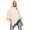 Damen Umhang Mantel Poncho Strickpullover Pullover Cardigan Sweater Stehkragen Cape;