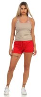 Damen 2 teiler Fitness Sport Short + Top;