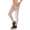 Damen Leggings WORK OUT Sporthose Baumwolle; Beige XL/42