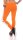 Damen Leggings WORK OUT Sporthose Baumwolle; Orange XL/42