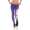 Damen Sport Leggings Baumwolle Stretch Slim Fit Made in EU Violett S/36