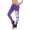 Damen Sport Leggings Baumwolle Stretch Slim Fit Made in EU Violett L/40