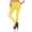 Damen Sport Leggings Baumwolle Stretch Slim Fit Made in EU Gelb 3XL/46