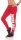 Damen Leggings WORK OUT Sporthose Baumwolle; Rot M/38