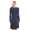 Damen Kleid A-Linie überlappender V-Ausschnitt ;