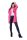 Damen Strickjacke Sweats Poncho Umhang Cardigan Jacke; Pink/S/M/L