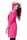 Damen Strickjacke Sweats Poncho Umhang Cardigan Jacke; Pink/S/M/L