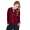 Damen Blazer Strickjacke Jacke; Bordo/M/L 38/40