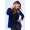 Damen Blazer Strickjacke Jacke; Dunkelblau/S/M 36/38