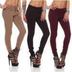 Damen Slimfit Hose Jeggings Hüfthose, XS S M L XL...