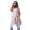 Damen Strickjacke Cardigan mit Bindegürtel; Beige/M/L