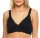 Damen Bra Bügelloser BH aus Spitze mit Schleife weicher BH; Schwarz 95 D