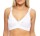 Damen Bra Bügelloser BH aus Spitze mit Schleife weicher BH; Weiß 105 D