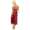 Damen langes Negligé Nachtwäsche Nachtkleid Dessous Satin; S M L XL 2XL