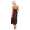 Damen langes Negligé Nachtwäsche Nachtkleid Dessous Satin; S M L XL 2XL