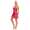 Damen kurzes Negligé Nachtwäsche Nachtkleid Dessous Satin;