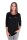 Damen Pullover langarm Bluse mit Schriftzug,