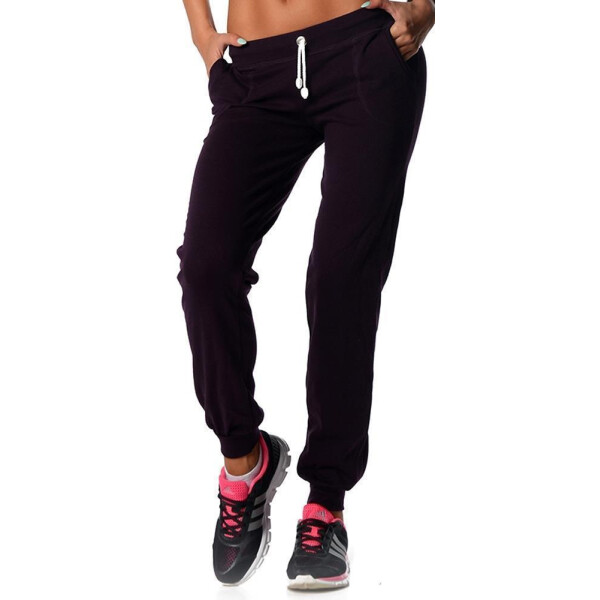 Jogging Hose Sport Hose mit Taschen BW; Pflaume 4XL/48