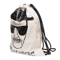 Turnbeutel Swag Jutebeutel Gym Bag Backbag Beutel mit verschiedenen Motiven Heisenberg weiß