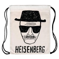 Turnbeutel Swag Jutebeutel Gym Bag Backbag Beutel mit verschiedenen Motiven Heisenberg weiß