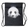 Turnbeutel Swag Jutebeutel Gym Bag Backbag Beutel mit verschiedenen Motiven Panda