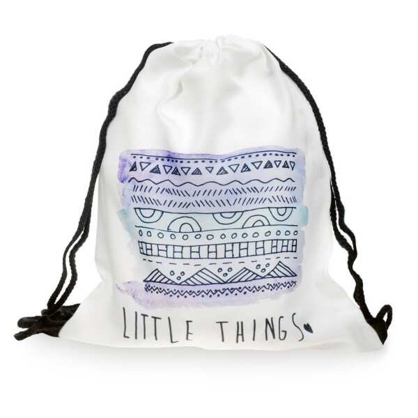 Turnbeutel Swag Jutebeutel Gym Bag Backbag Beutel mit verschiedenen Motiven Litte things