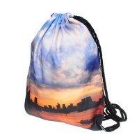 Turnbeutel Swag Jutebeutel Gym Bag Backbag Beutel mit verschiedenen Motiven Skyline