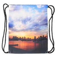 Turnbeutel Swag Jutebeutel Gym Bag Backbag Beutel mit verschiedenen Motiven Skyline