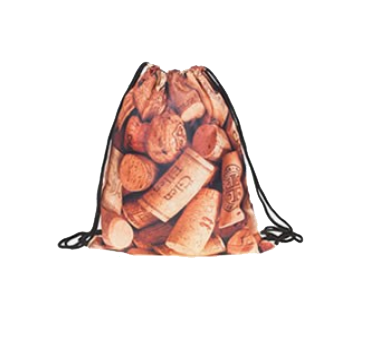 Turnbeutel Swag Jutebeutel Gym Bag Backbag Beutel mit verschiedenen Motiven Korken