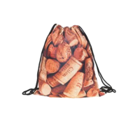Turnbeutel Swag Jutebeutel Gym Bag Backbag Beutel mit verschiedenen Motiven Korken