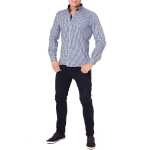 Herren Hemd  Langarm Slim Fit Bügelleicht;