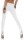 Damen Jeggings Hüfthose  Weiß L/40