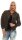 Damen Bomberjacke Flieger Pilotenjacke Biker; Khaki M