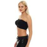 Damen Bandeau-BH Bra Büstenhalter Trägerlos; S M L XL