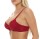 Damen Push-Up BH Büstenhalter Bra Bügel-BH mit Schleife, 1497 Bordo/75 B