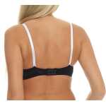 Damen Push-Up BH Bügel-BH mit Schleife und Spitze;