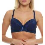 Damen Push-Up BH Bügel-BH mit Schleife und Spitze;