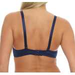 Damen Push-Up BH Bügel-BH mit Schleife und Spitze;