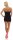 Damen Mini-Kleid Dress Bandeaukleid Bandeau, S M L