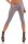 Damen 3/4 Leggings Capri Wet-Look Glanz Matt; Grau Matt/S/36