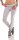 Damen Leggings LOVE FITNESS Baumwolle; Graumeliert 2XL/44
