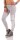 Damen Leggings LOVE FITNESS Baumwolle; Graumeliert 2XL/44