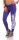 Damen Leggings LOVE FITNESS Baumwolle; Lila 3XL/46