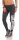 Damen Leggings LOVE FITNESS Baumwolle; Grafit L/40